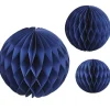 Party Delights Hanging Decorations<Blue Paper Honeycomb Hanging Decorations (3Pk)