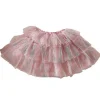 Party Delights Costume Accessories<Blush & Silver Tiered Tutu- 3-5 Years