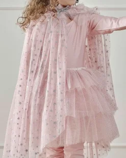 Party Delights Costume Accessories<Blush & Silver Tiered Tutu- 3-5 Years