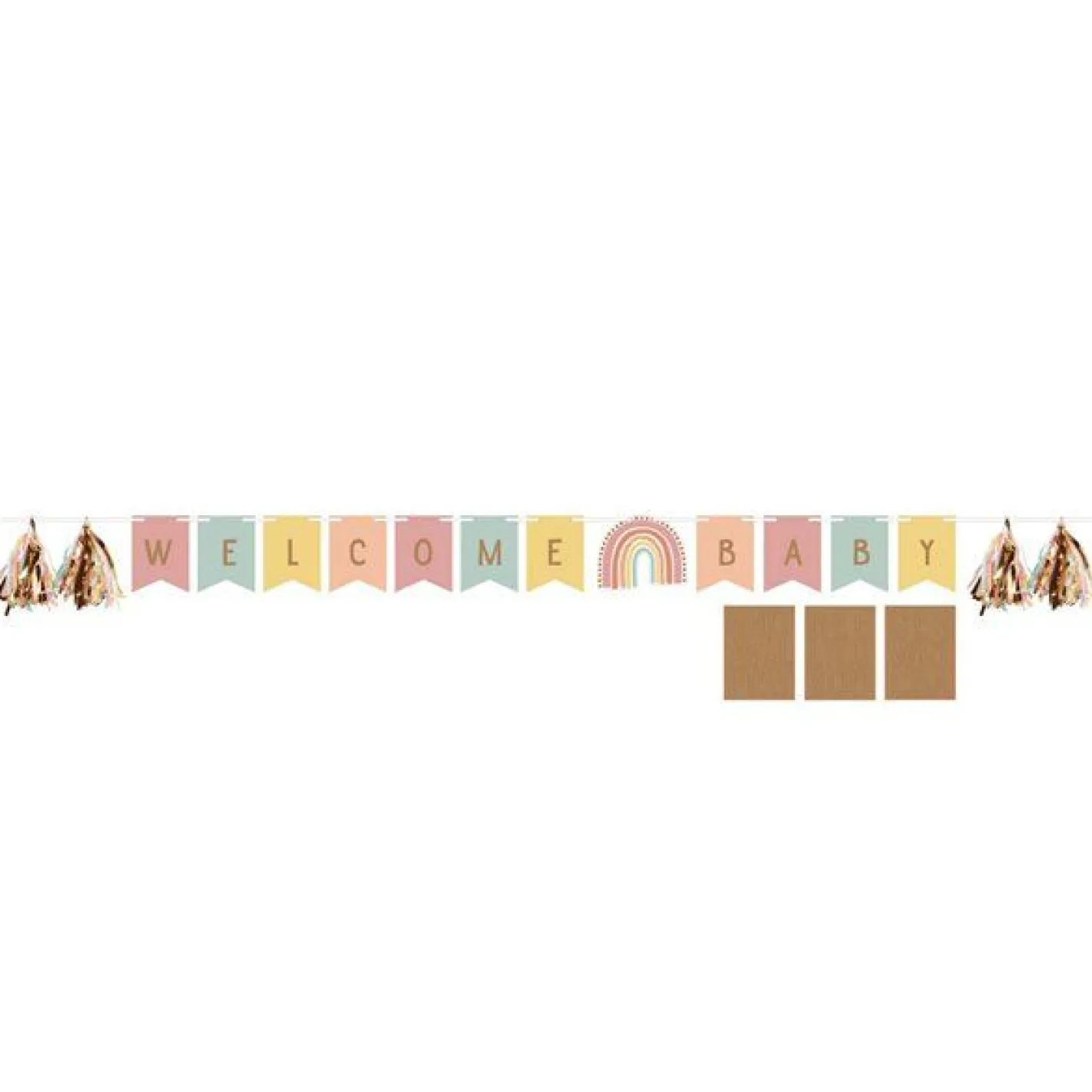 Boho Rainbow Customisable Banner - 2.4M<Party Delights New