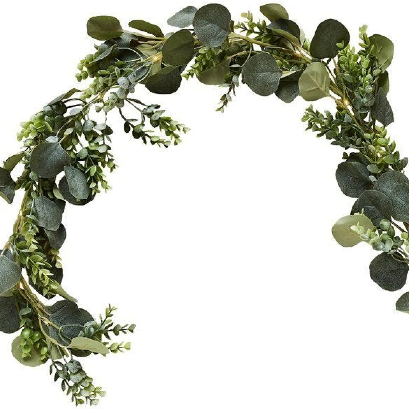Botanical Foliage Artificial Garland With Lights - 1.8M<Party Delights Discount