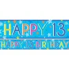 Boys 13Th Birthday Paper Banners - 1M (3Pk)<Party Delights Online