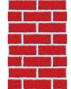 Brick Wall Scene Setter - 12.2M<Party Delights Sale