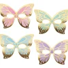 Butterfly Shimmer Paper Masks (8Pk)<Party Delights New