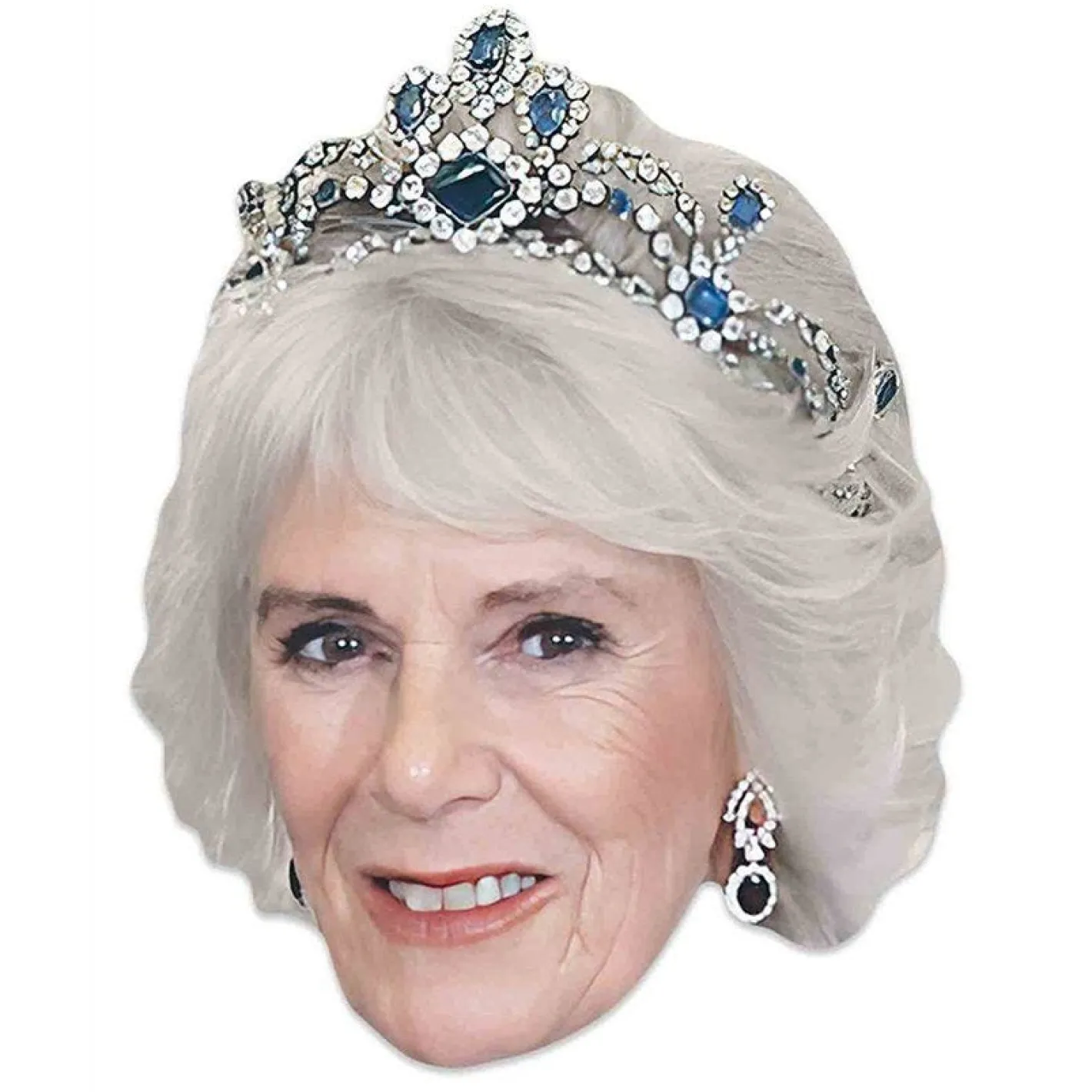 Camilla Queen Consort Card Mask<Party Delights Sale