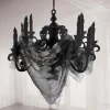 Party Delights Hanging Decorations<Candelabra With Gauze - 57.5Cm