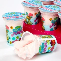 Candy Floss Tubs - Strawberry & Raspberry Flavours X12<Party Delights New