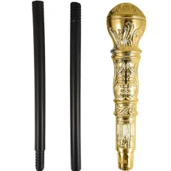 Cane With Gold Ball Handle<Party Delights Outlet