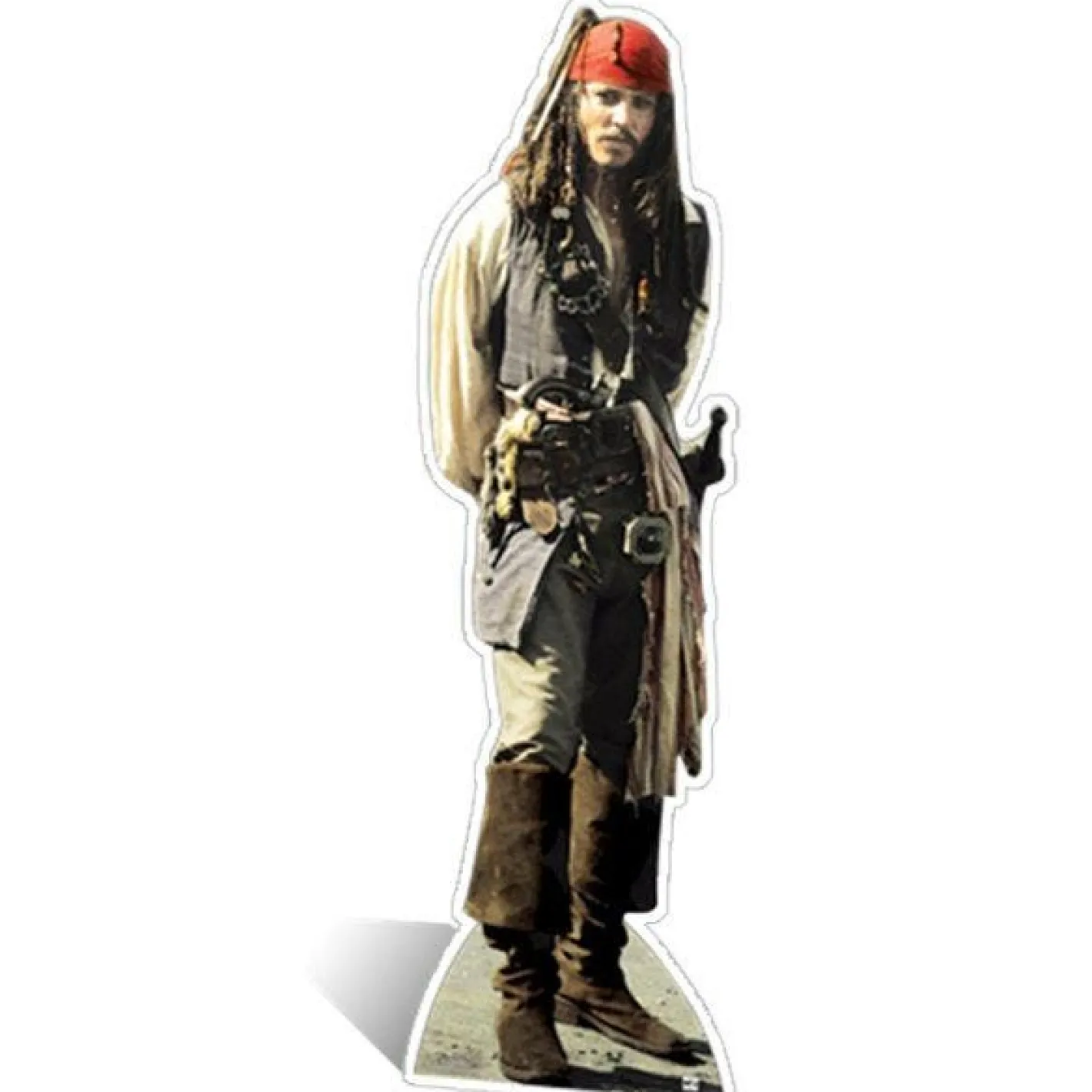 Captain Jack Sparrow (Johnny Depp) Cardboard Cutout - 183Cm X 52Cm<Party Delights Outlet