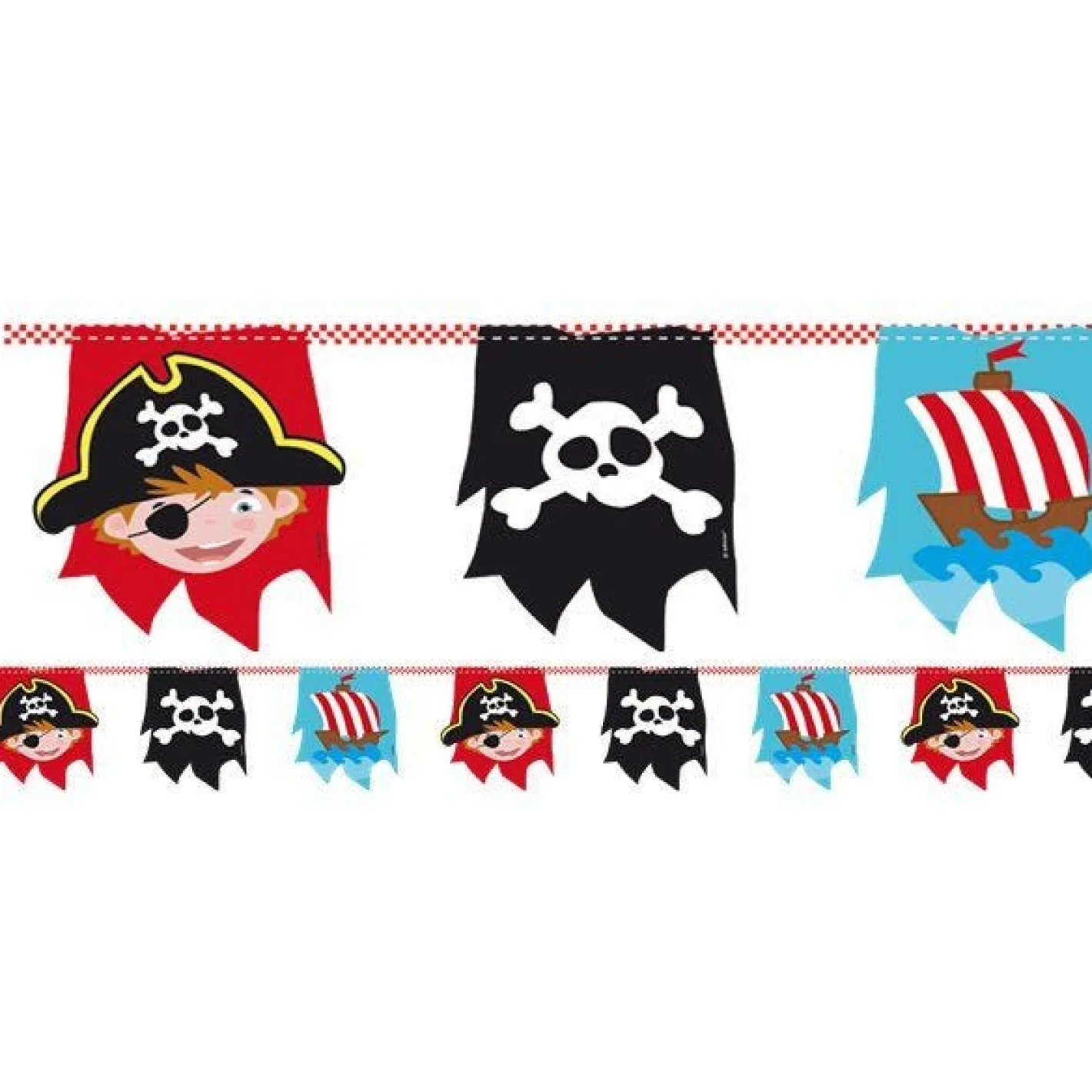 Captain Pirate Bunting - 4M<Party Delights Outlet