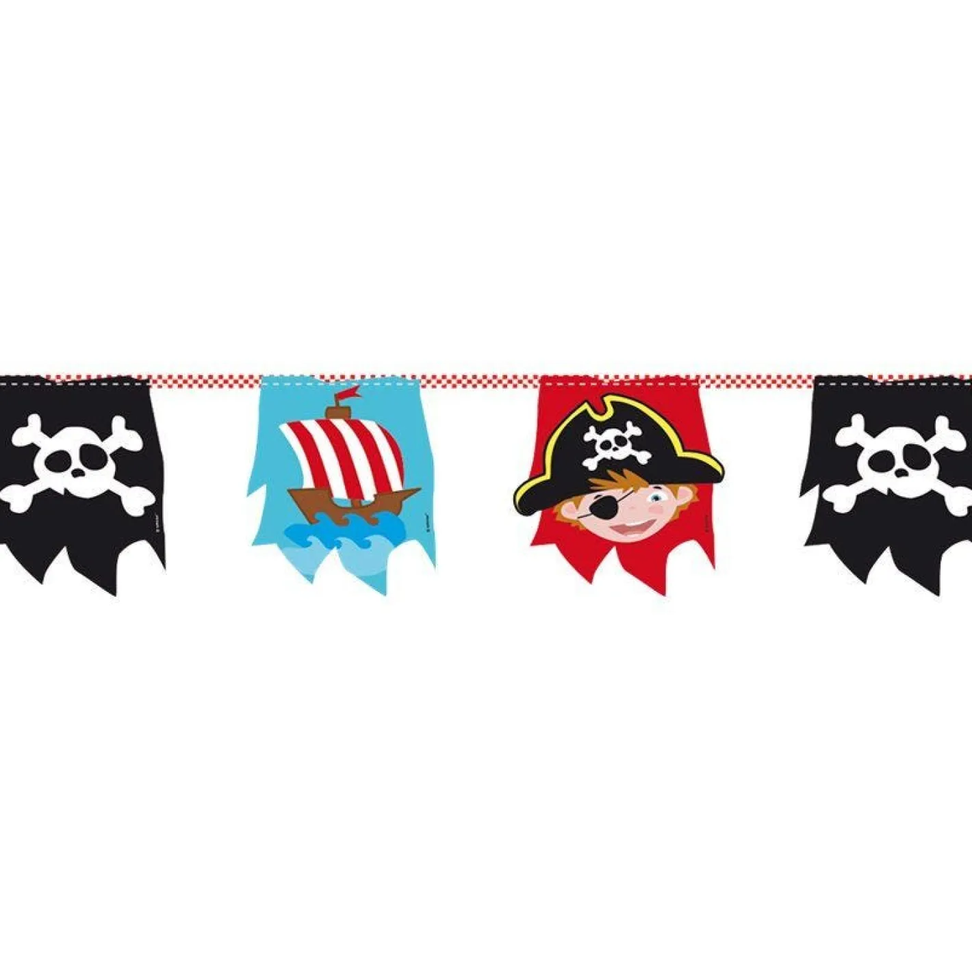 Captain Pirate Bunting - 4M<Party Delights Outlet