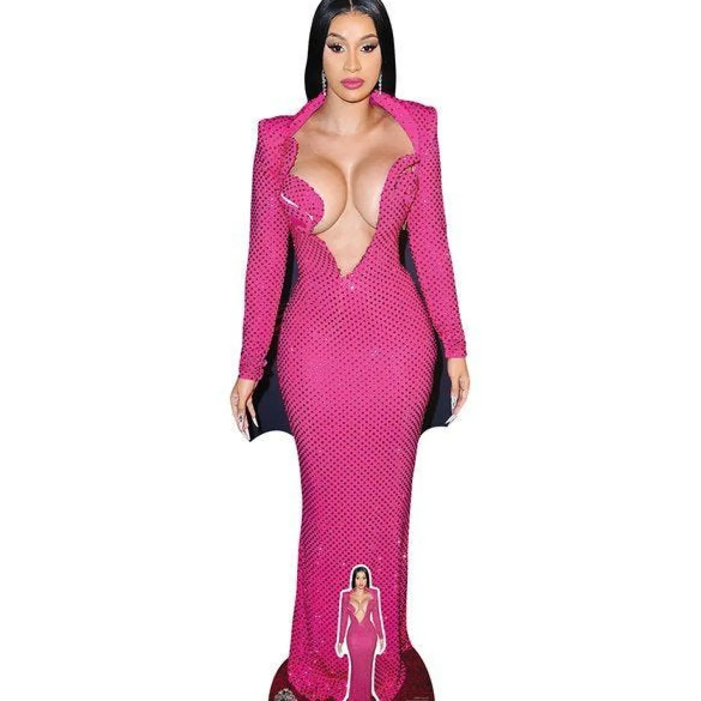Cardi B Cardboard Cutout - 163Cm X 54Cm<Party Delights Hot