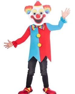 Kids' Party Delights Kids'<Carnival Clown Big Head - Child Costume