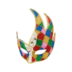 Carnival Jester Masquerade Mask<Party Delights New
