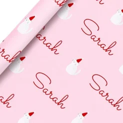 Party Delights Gift Wrapping<Cats Christmas Personalised Wrapping Paper- 62 X 100Cm Sheet