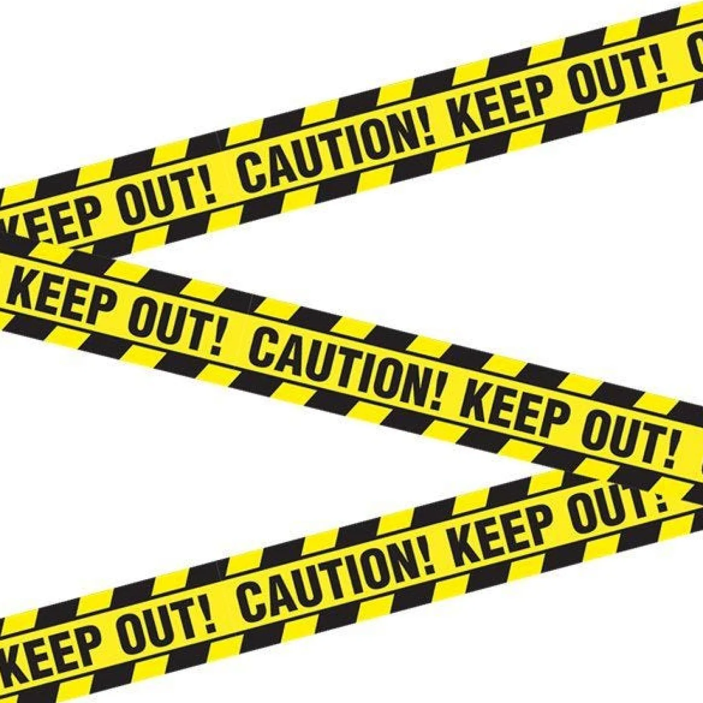 Party Delights Hanging Decorations<Caution Tape - 6.1M