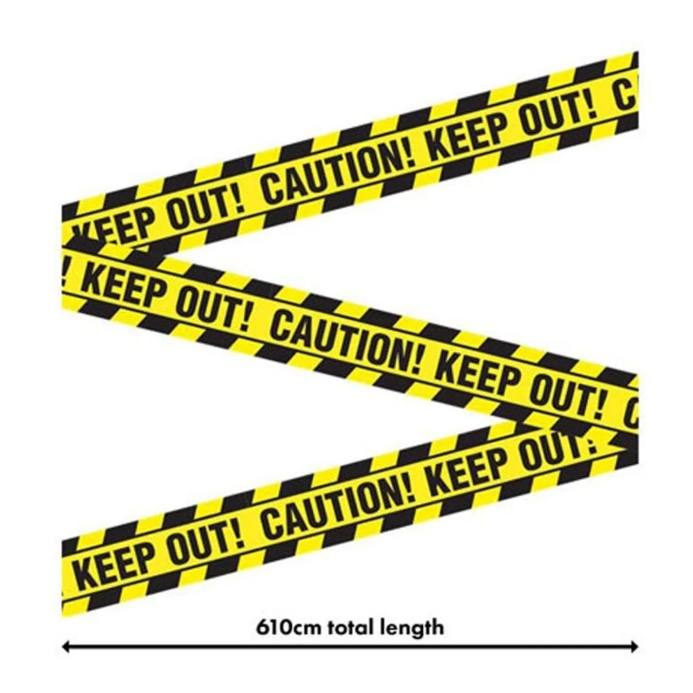 Party Delights Hanging Decorations<Caution Tape - 6.1M