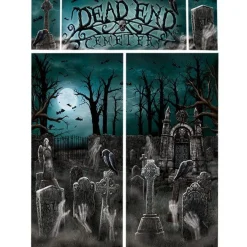 Party Delights Cut Outs & Scene Setters<Cemetery Scene Setter - 1.7M