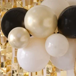 Champagne Noir 30Th Balloon Bunting Kit<Party Delights