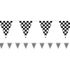Checkered Race Flag Plastic Bunting - 3.7M<Party Delights Discount