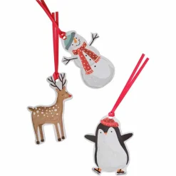 Party Delights Gift Wrapping<Christmas Character Shaped Gift Tags & Ribbon (9Pk)