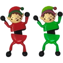 Party Delights Stocking Fillers<Christmas Elf Window Tumbler - 8Cm