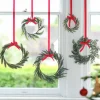 Party Delights Hanging Decorations<Christmas Foliage Wreath Hanging Decorations (5Pk)