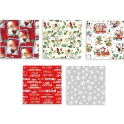 Party Delights Gift Wrapping<Christmas Gift Wrap Sheets - 50Cm (10Pk)