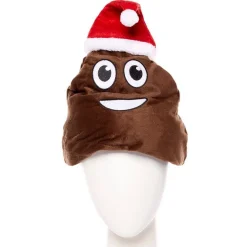 Christmas Poop Emoji Hat<Party Delights Online