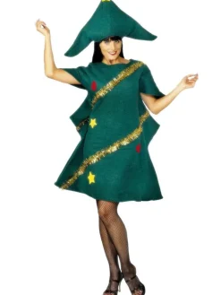 Women's Party Delights Women's<Christmas Tree Costume - Adult Costume