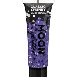Chunky Glitter Body Gel - Purple 12Ml<Party Delights Best