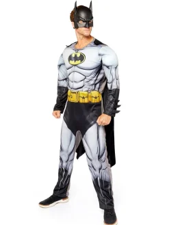Men's Party Delights Men's<Classic Batman Muscle Chest - Adult Costume