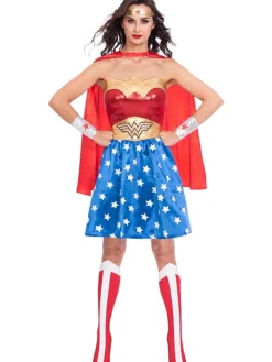 Women's Party Delights Women's<Classic Wonder Woman - Adult Costume