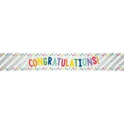Congratulations Foil Banner<Party Delights Outlet