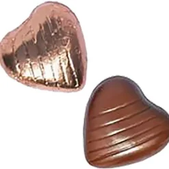 Copper Foil Chocolate Hearts - 1Kg<Party Delights Online