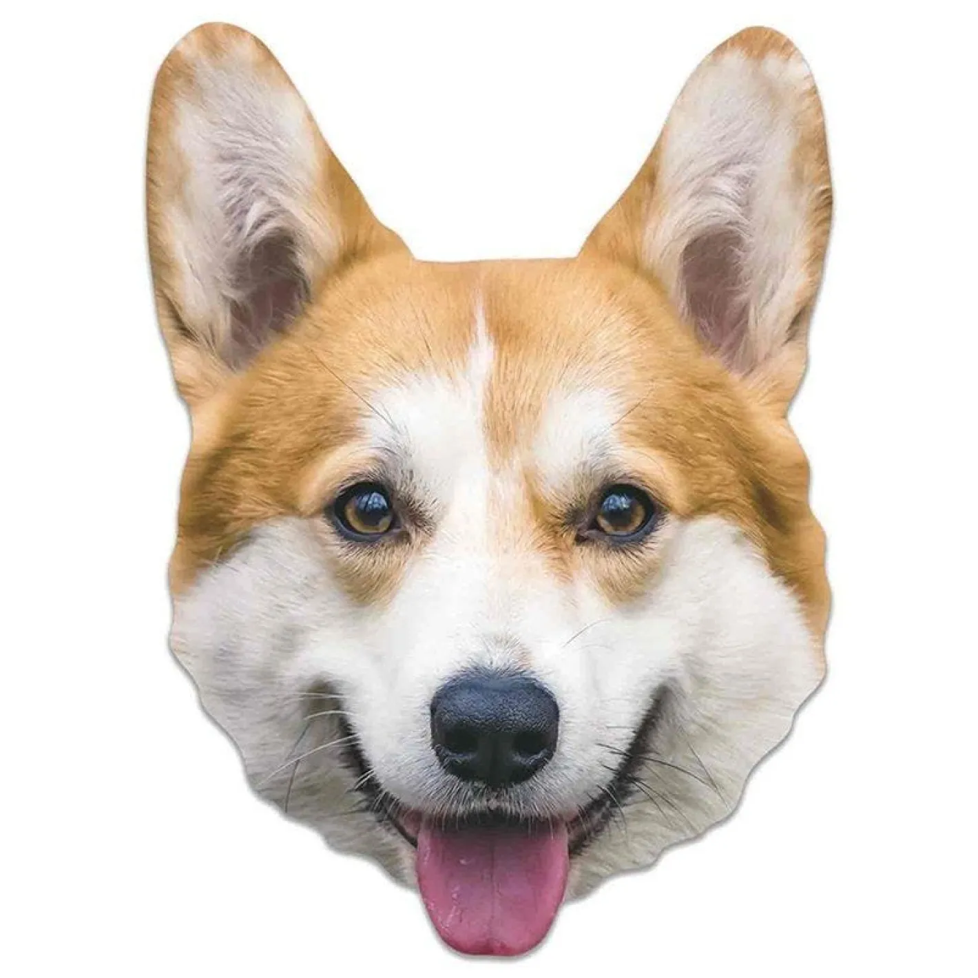 Corgi Card Mask<Party Delights Discount