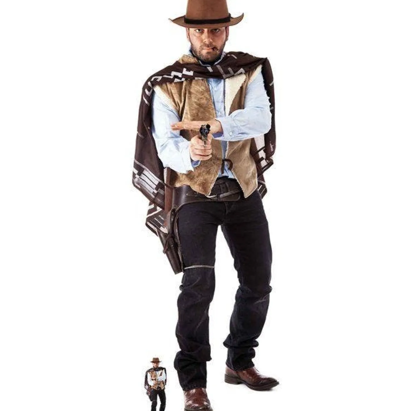 Cowboy Cardboard Cutout - 178Cm X 61Cm<Party Delights Clearance