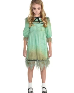 Kids' Party Delights Kids'<Creepy Girl - Childs Costume