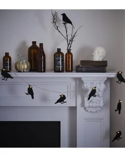 Party Delights Hanging Decorations<Crow Led Wooden Bunting