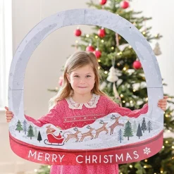 Party Delights Christmas Party Accessories<Customisable Snowglobe Christmas Photo Booth Frame