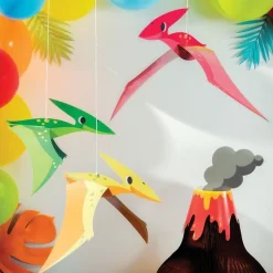 3D Hanging Dinosaurs - 43Cm (3Pk)<Party Delights Sale