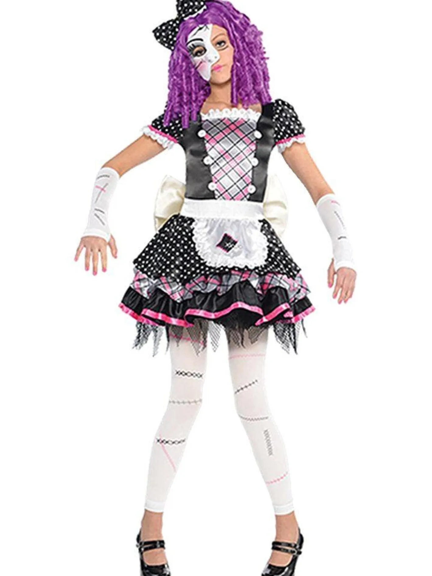 Kids' Party Delights Kids'<Damaged Doll - Child And Teen Costume