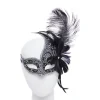 Dark Angel Black Masquerade Mask<Party Delights Outlet