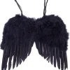 Party Delights Costume Accessories<Dark Angel Feather Wings