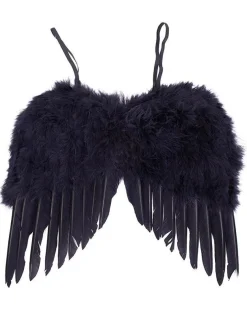 Party Delights Costume Accessories<Dark Angel Feather Wings