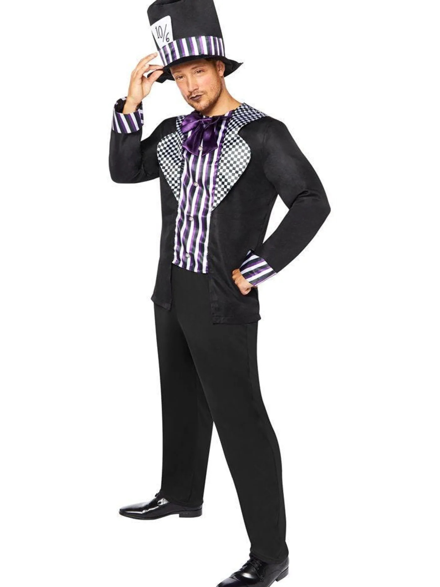Men's Party Delights Men's<Dark Mad Hatter - Adult Costume