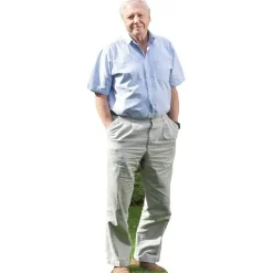 David Attenborough Cardboard Cutout - 90Cm X 31Cm<Party Delights New