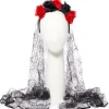 Day Of The Dead Headband Veil<Party Delights New
