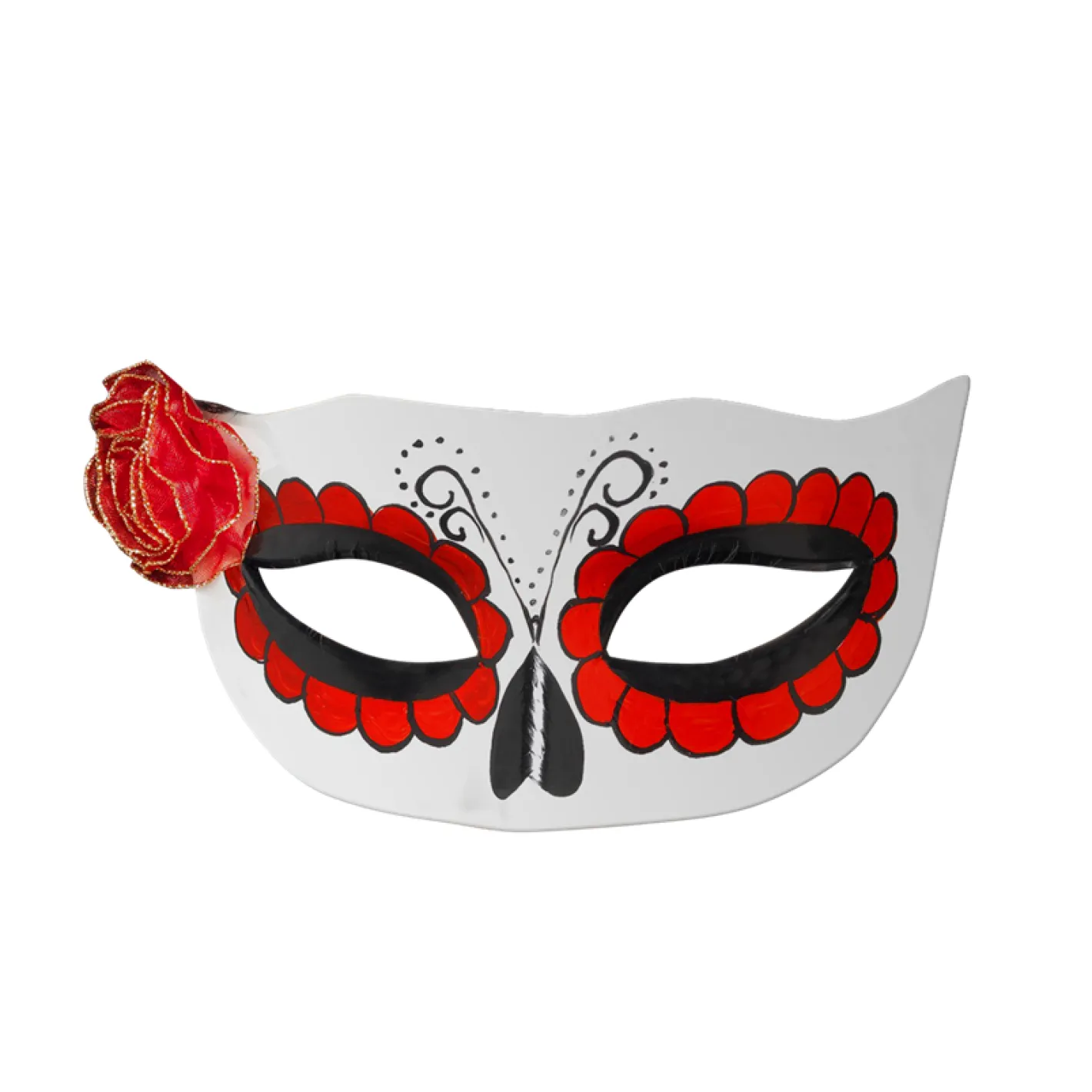 Day Of The Dead Masquerade Mask<Party Delights Clearance