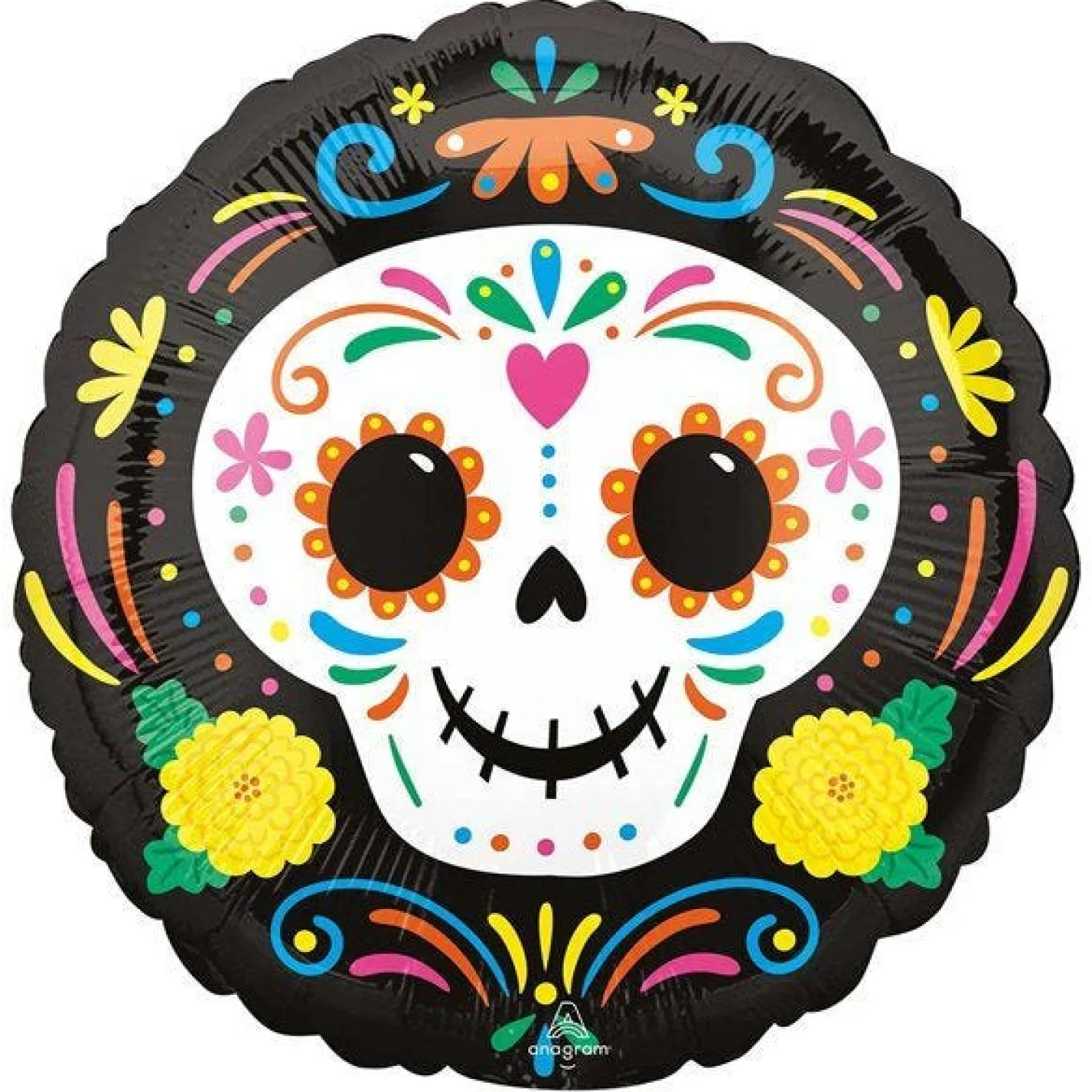 Party Delights Balloons<Day Of The Dead Skull Balloon - 18" Foil